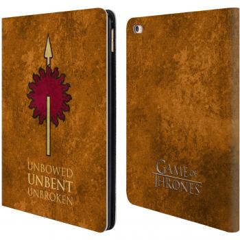 Head Case Designs Official HBO Game of Thrones House Lannister Dark Seal Wallet Leather Case Compatible with Apple iPad Air 2 (2014)