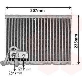 Evaporador de Ar Condicionado VAN WEZEL 4000V401