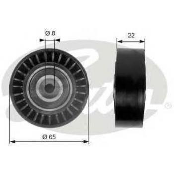 Polia de Desvio GATES T36258 para Correia Trapezoidal Estriada