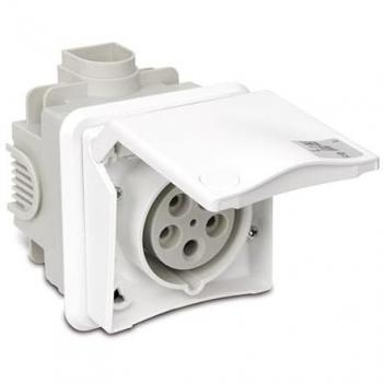 PCE CEE Unterputzsteckdose 32 A, 400 V, IP44