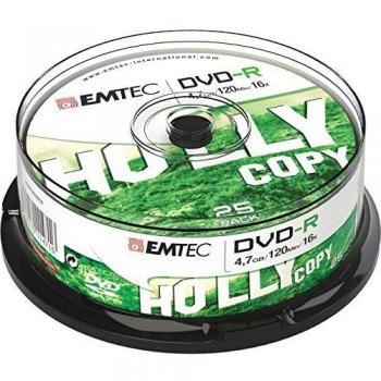 Emtec DVD-R 16x 25 pezzi Disco Ottico