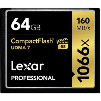 Lexar Professional Scheda Compact Flash 64 GB 160 MB/s