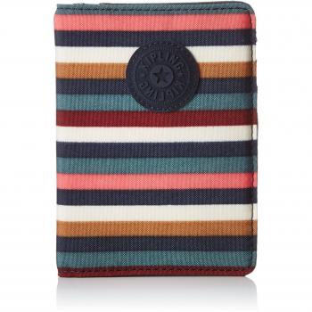 Kipling Pass Port Cartera para Pasaporte, 14 cm, 0.01 litros, (Rayas Múltiples)
