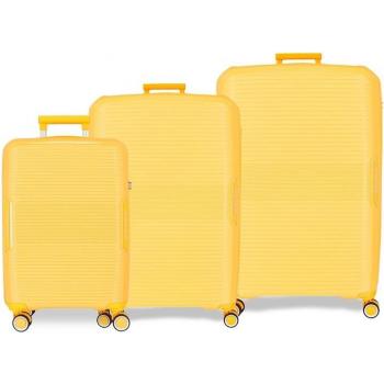 Juego de maletas Movom Inari Rígidas Amarillo 55-68-78