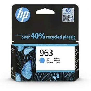 HP 963 Cyan, 3JA23AE, Original HP Ink Cartridge for 700 pages, Compatible with HP OfficeJet Pro Series 9010, 9020