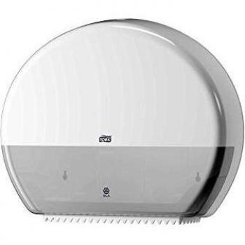 Tork 554000 Dispenser de papel higiénico Jumbo / Sistema T1 de papel higiénico Elevation / Blanco
