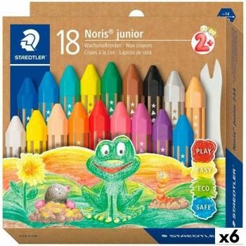 Ceras de colores Staedtler Noris (6 Unidades)