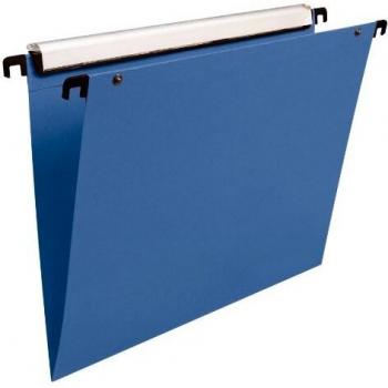 Esselte Dossier Suspendu Vertical Tiroir Fond V PP Lot de 10 Onglets inclus Bleu Orgarex VMG VisioPlus 58147