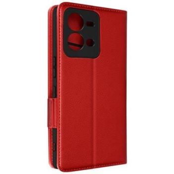 Funda Tarjetero Rojo para Vivo X80 Lite con Soporte