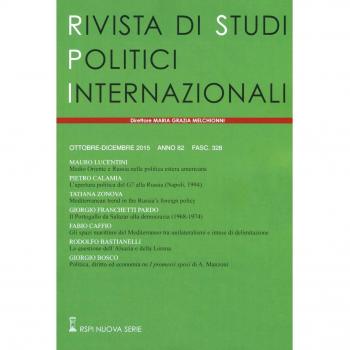 Rivista di studi politici internazionali (2015) (Vol. 4)