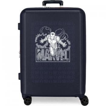 Joumma Bags. Maleta mediana rígida Disney 100 Iron Man 70 cm marino