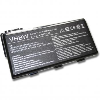 Batteria Li‑Ionica MSI CR630 6600 mAh – Nero