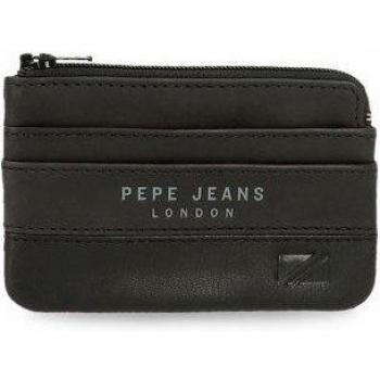 Pepe Jeans. Monedero de piel Kingdom Negro