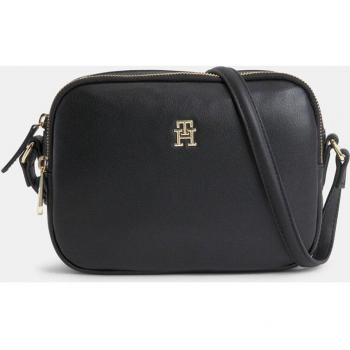 Bandolera Tommy Hilfiger azul marino con logotipo metalizado