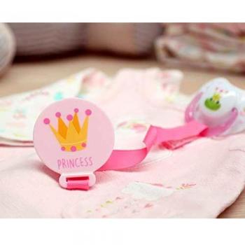 KIOKIDS PINZA SUJETA CHUPETES PARA PRINCESAS