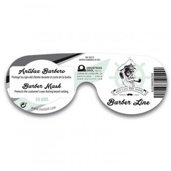 Eurostil: Antifaz Barbero Negro, pack de 50
