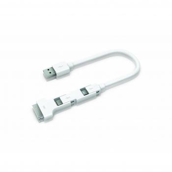 Innergie TACC-FMD70GR AP2F Cavo 3 in1 Micro/Mini USB/30 Pin Apple