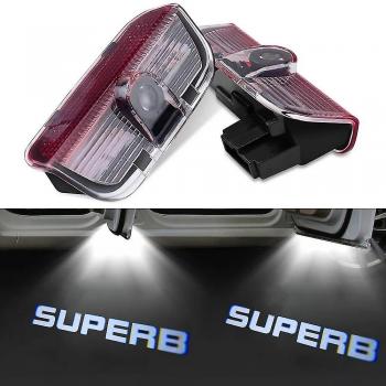 Luz Proyector LED de Bienvenida para Skoda Superb 2009-2018