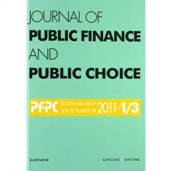 Journal of public finance and public choice (2011) vol. 1-3