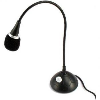 Mediatech MT392 – Microfono Cablato per PC (67 Db, 100 – 16000 Hz, 1,5 m, Nero)