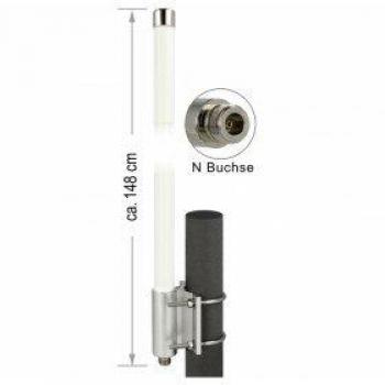DeLOCK 12504 Antenna di rete Omnidirezionale Tipo N 8 dBi
