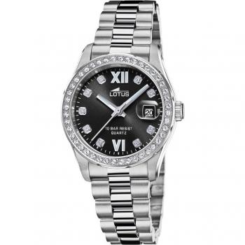 Reloj De Mujer Lotus Freedom Con Esfera Negra 18933/4