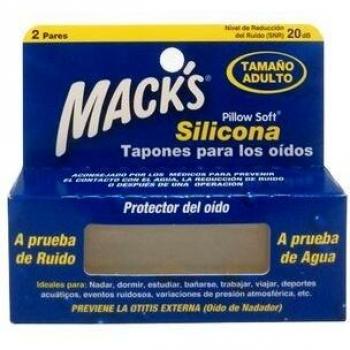 Tapones de Silicona para Adultos Macks 2 Pares