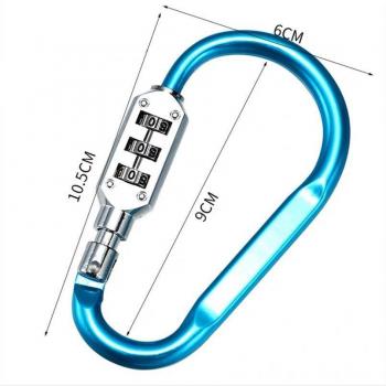 Candado de Seguridad Portátil de Zinc para Equipaje