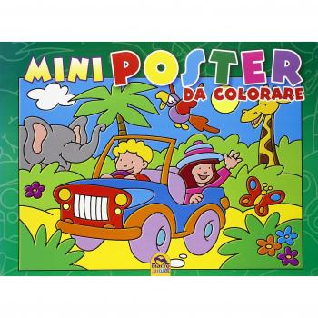 Mini poster da colorare. Verde