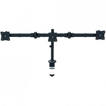 StarTech.com Braccio Articolato per Triplo Monitor fino a 24, Braccio Regolabile in Altezza 3 Monitor, Acciaio (ARMTRIO)