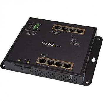 Switch di rete StarTech 8P PoE+ Giga Black