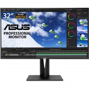 ASUS PA328Q 32'' Monitor Professionale, 4K (3840 x 2160), IPS, 100% sRGB, △E< 2, Flicker Free, Filtro Luce Blu, Certificazione TUV