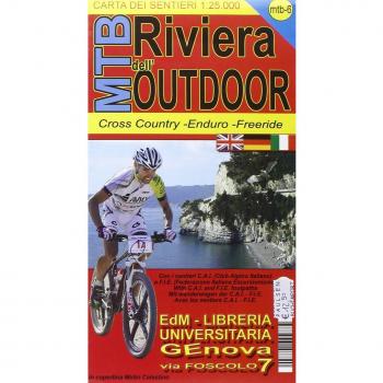 MTB-6 riviera dell'outdoor. Carte dei sentieri di Liguria per mountain bike MTB VTT