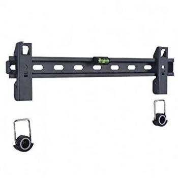 Staffa Muro Fissa Slim con Distanziali TV LED LCD 40-65'' Nero