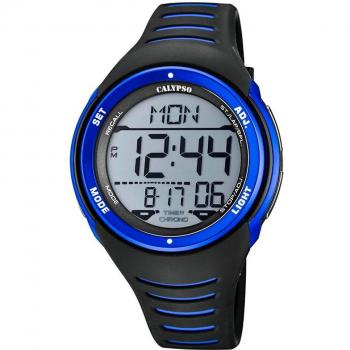 Reloj Calypso Color Splash K5807/4 Digital Correa De Caucho, Hombre
