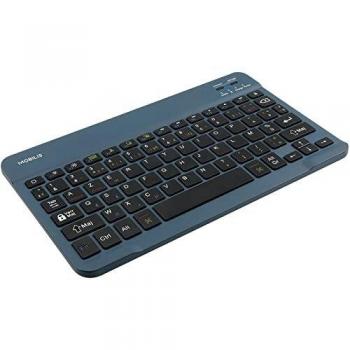 Mobilis 001284 Tastiera QWERTY Bluetooth blu per tablet francese
