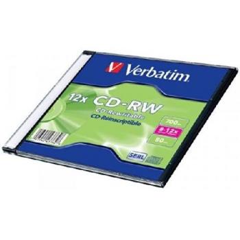 Verbatim CD‑RW DataLifePlus 8–10× 700 MB Hi‑Speed 10 pezzi – Codice 071.049.1.0002