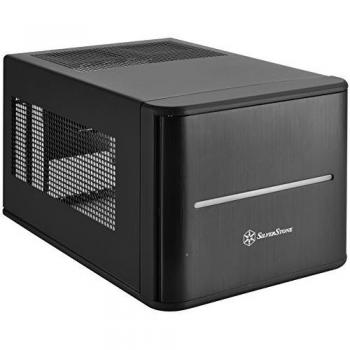 Case SilverStone SST‑CS280 Mini‑ITX con finestra nera