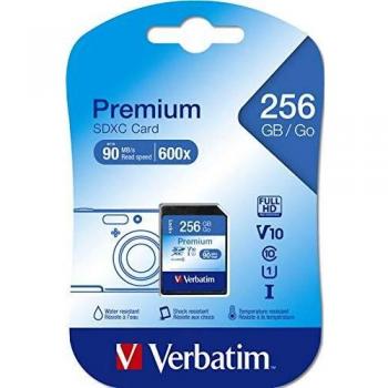 Verbatim Scheda di memoria SDXC Premium U1-256 GB