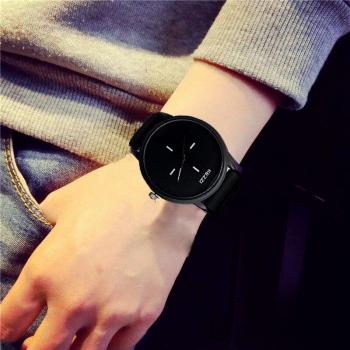 Reloj Kezzi Clásico Dama Silicona Blanco y Negro