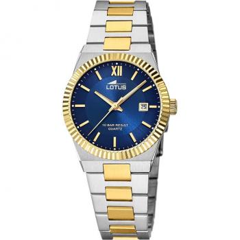 Reloj De Mujer Lotus Freedom Con Esfera Azul 18839/3
