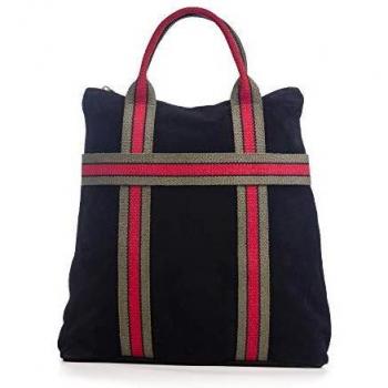 Venusta Mochila de Piel Gamuza Made in Italy