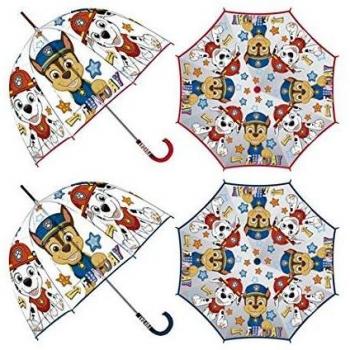 Paraguas Burbuja Transparente Patrulla Canina