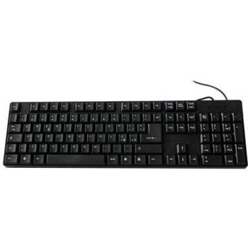 ITek ITKC102 ELITE Tastiera, 104 Tasti, USB, Nero