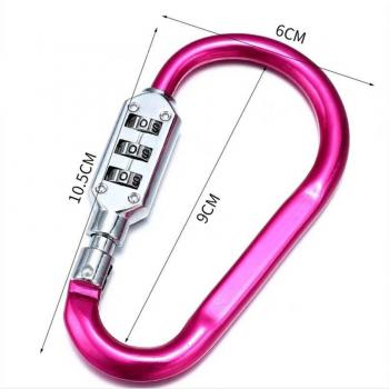 Candado de Seguridad Portátil de Zinc para Equipaje