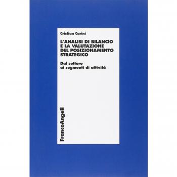 L'analisi di bilancio e la valutazione del posizionamento strategico. Dal settore ai segmenti di attività