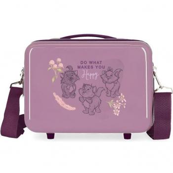 Disney Neceser ABS Aristogatos Nude morado