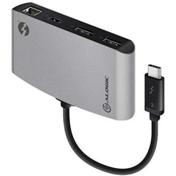 Docking Station Thunderbolt 3 Alogic Grigia