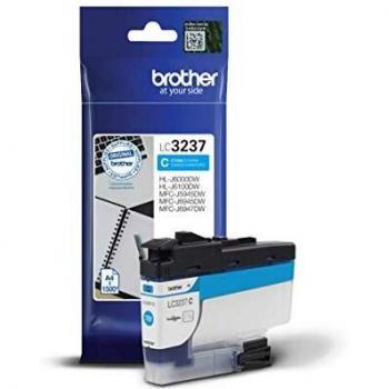 Brother LC3237C Cartuccia InkJet Originale, Capacità Standard, fino a 1500 Pagine, per Stampanti MFCJ5945DW / MFCJ6945DW / HLJ6000DW, Colore Ciano