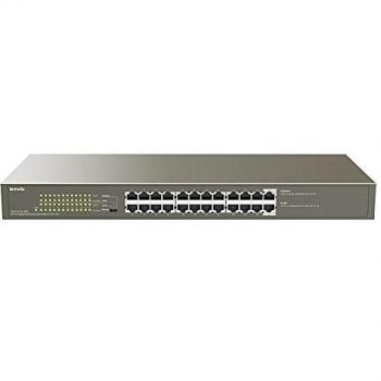 Tenda switch 24-port gigabit ethernet switch with 24-port poe